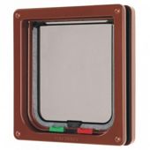 Pet Mate Cat Flap Brown 304b