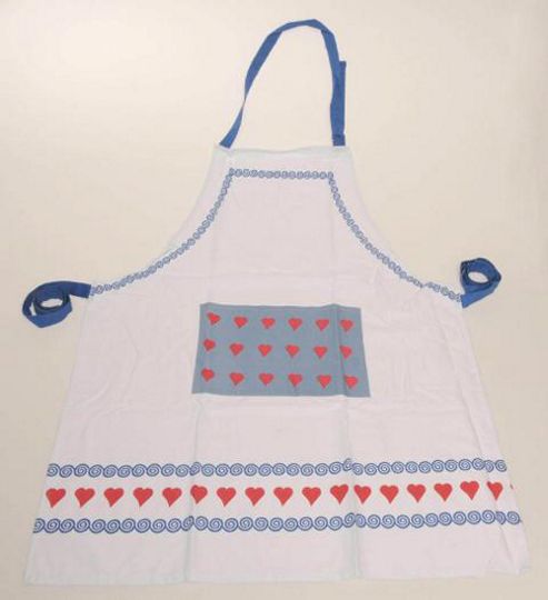Image of Brixton Pottery Heart Design Full Apron