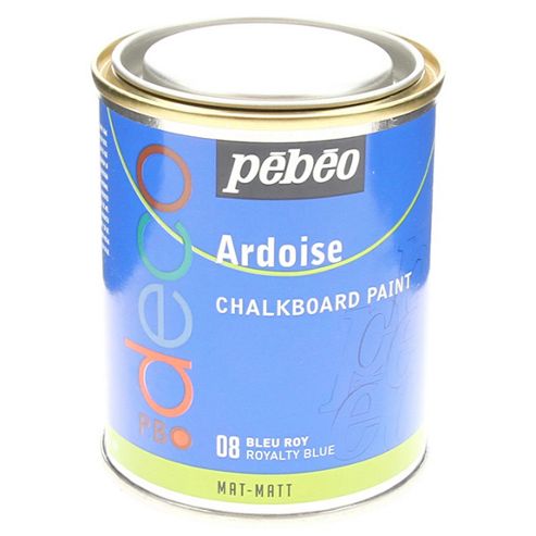 Image of Pebeo Chalkboard Paint - Royal Blue - 250ml