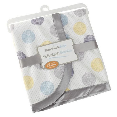 Image of Breathablebaby Cellular Mesh Fashion Blanket In Silver Swirl