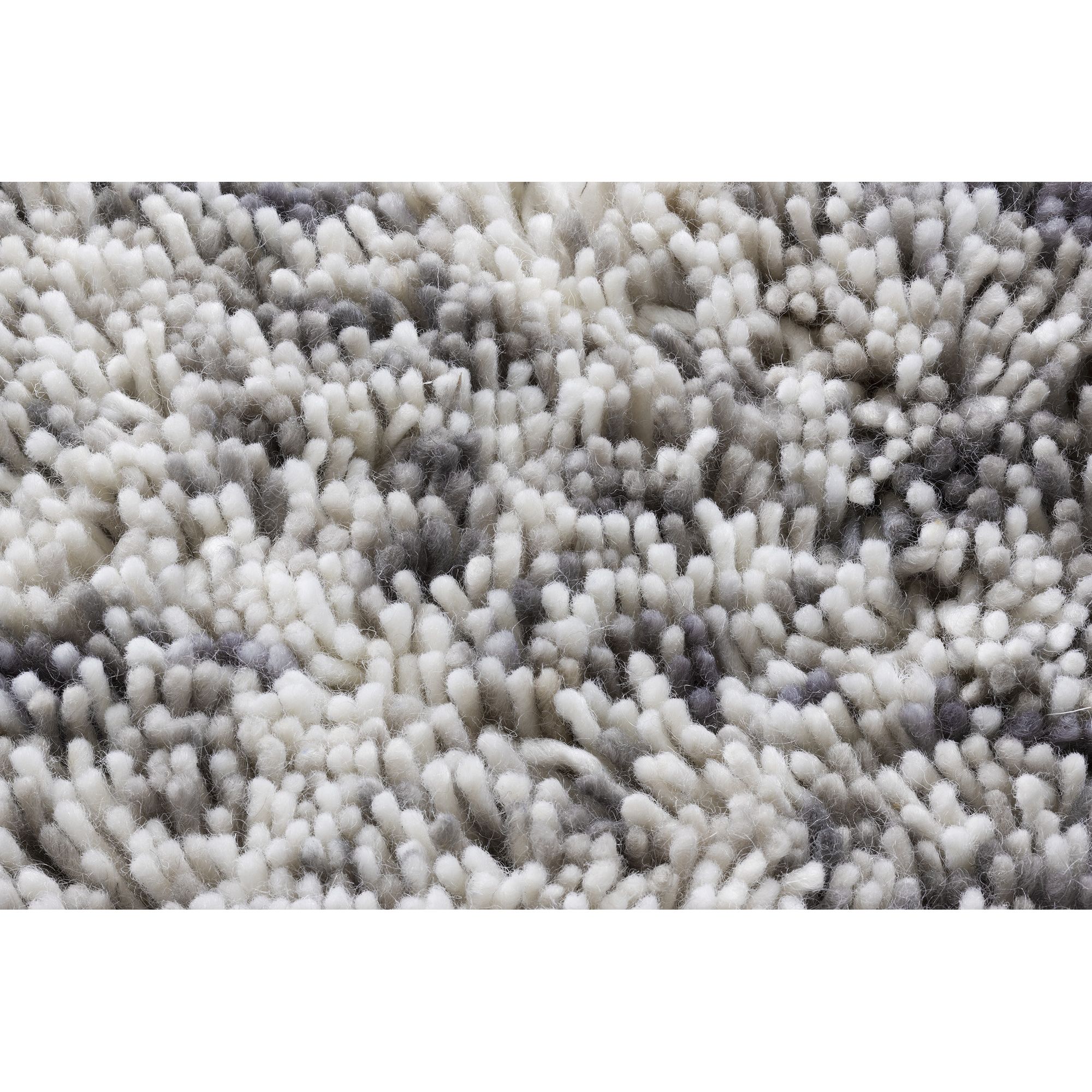 Linie Design Coral Grey Shag Rug - 300cm x 200cm at Tesco Direct