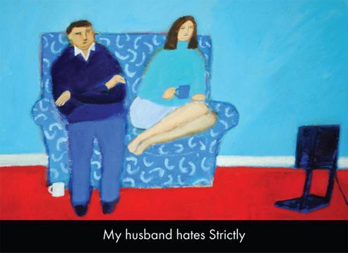 Image of Holy Mackerel My Husband Hates Strictly Greetings Card