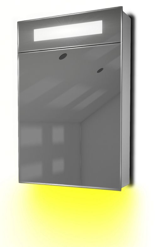Image of Ambient Demist Bathroom Cabinet With Sensor & Internal Shaver Socket K85y