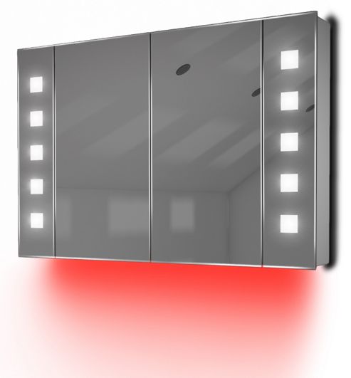 Image of Ambient Demist Bathroom Cabinet With Sensor & Internal Shaver Socket K74r