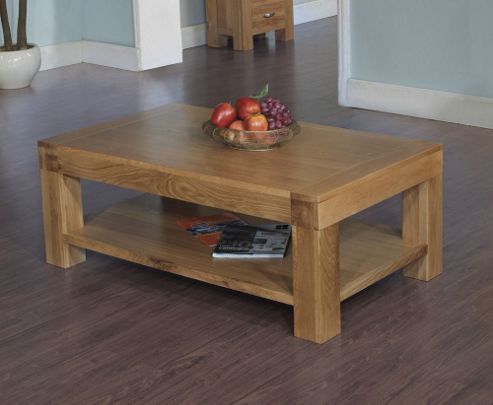 Image of Ametis Santana Blonde Oak Coffee Table 120 X 70cm