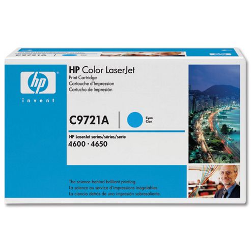 Image of Hp 641a Laserjet Toner Cartridge - Cyan
