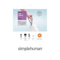 Simplehuman H Bin Liner (30L) 20pk