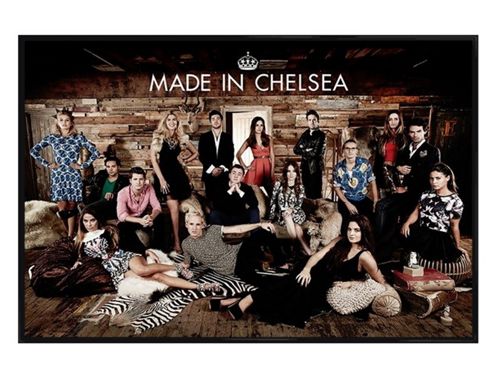 Image of Gloss Black Framed Made In Chelsea Reality Tv Poster