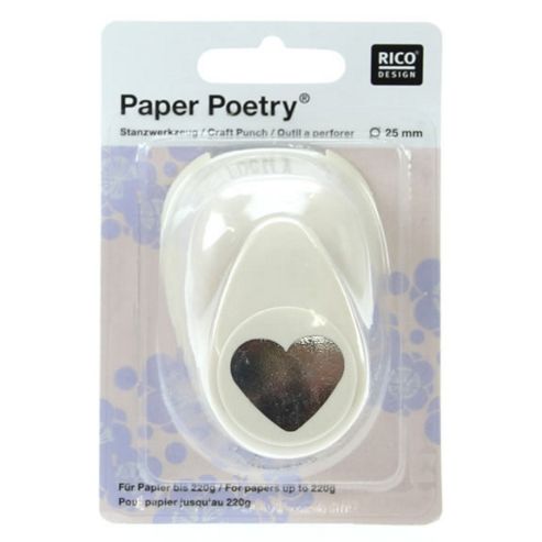 Image of Rico - Punch - Heart 25mm X 25mm