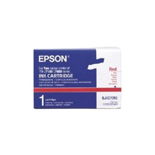 Image of Epson Sjic7 (r) Ink Cartridge (red) For Tm-j7100 Printer