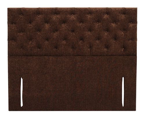 Image of Furmanac Chelsea Upholstered Headboard - Suede Brown - Single