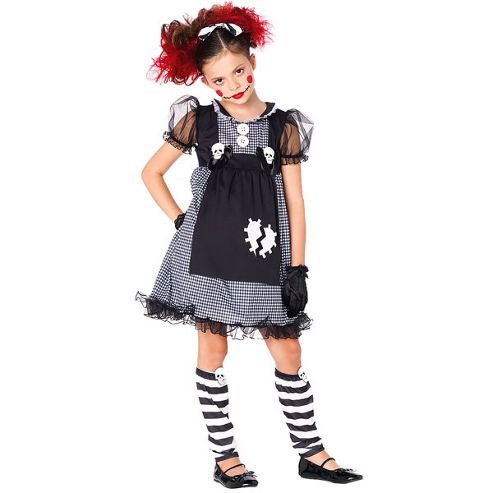 Image of Dark Dollie - Child Costume 5-6 Years