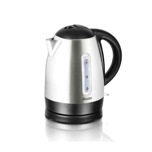 Image of Swan 1.7 Litre Cordless Kettle Brushed Stainless Steel