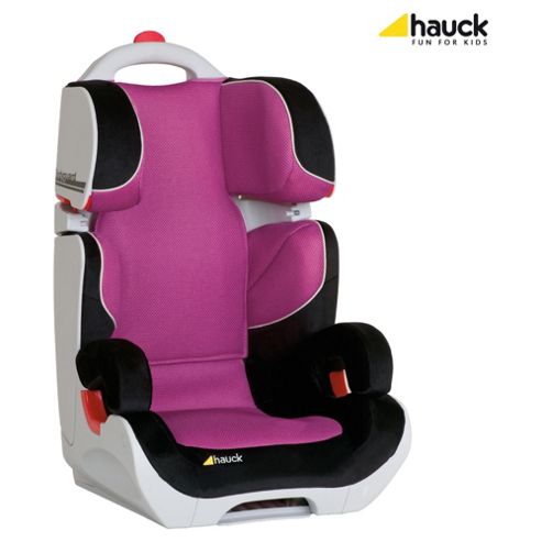 Image of Hauck Bodyguard Group 2-3 Car Seat, Black/pink