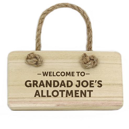 Image of Personalised Welcome To... Wooden Sign