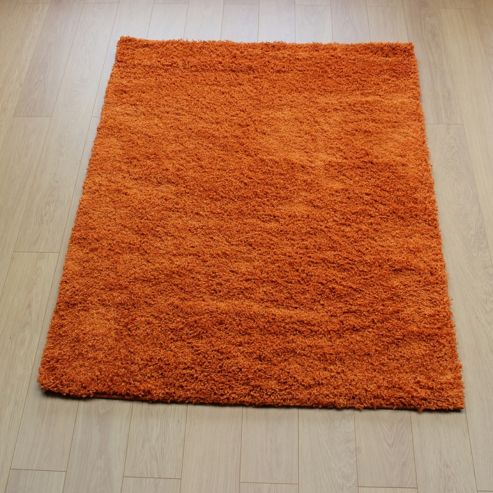 Image of Nordic Cariboo Orange 80x150 Cm Shaggy Rug