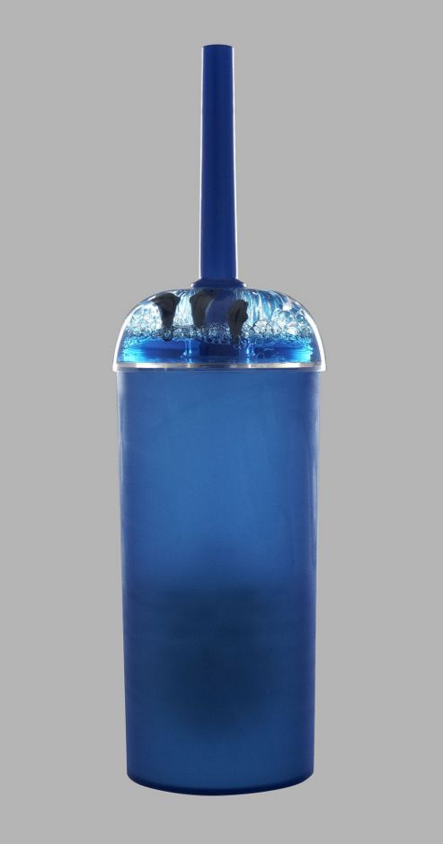 Image of Mainstream By Aqualona Dolphin Floaties Toilet Brush Set