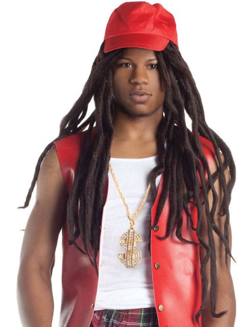 Image of Hip Hop Star Wig & Hat