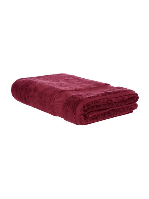 Image of Luxury Hotel Collection Zero Twist Bath Sheet In Red Velvet