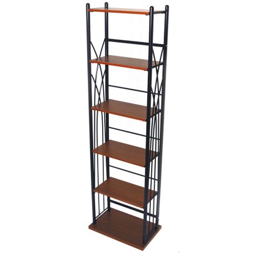 Image of Techstyle 100 Dvd / 150 Cd Storage Tower Shelves - Black