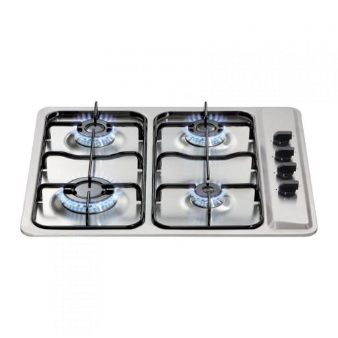 Image of Matrix Mhg100ss, 585mm, Stainless Steel, Gas & Ceramic Hob