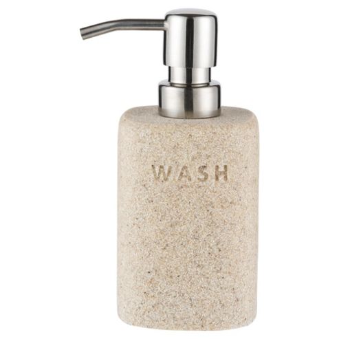Image of Tesco Stone Effect Word Soap Dispenser
