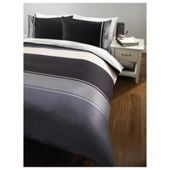 Tesco Cosmo Double Duvet Set, Black