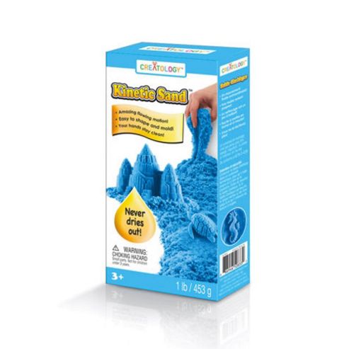 Image of Creatology Fun Kinetic Sand - Neon Blue 453g