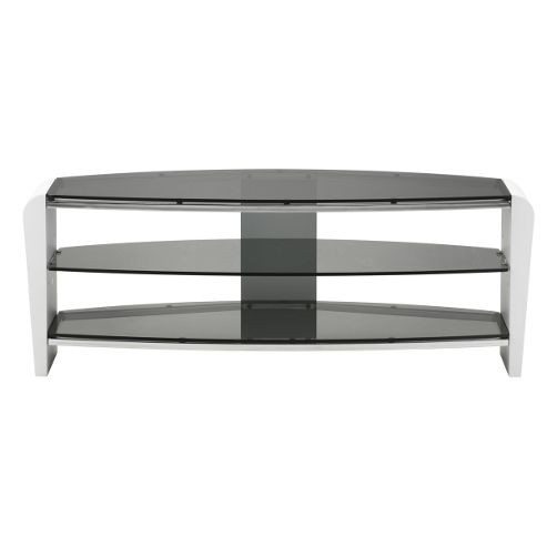 Image of Alphason Francium White Frn1400/3wht/sk Tv Stand For Up To 65 Inch Tvs