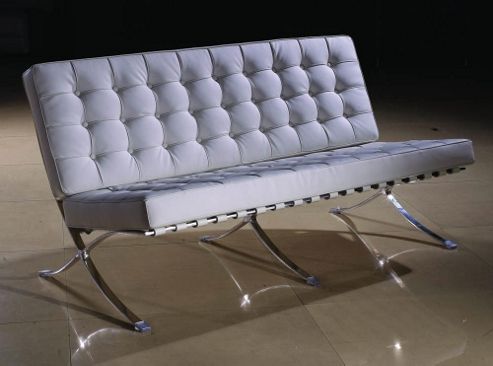 Image of Cc Furnishing Valencia Two Seater Sofa - White