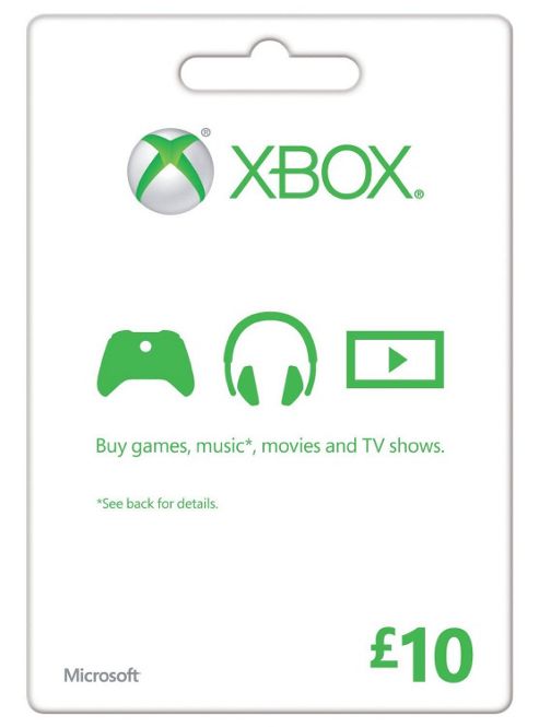Image of Xbox Gift Card Fpp English Uk 10 Gbp