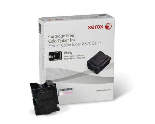 Image of Xerox Ink Sticks For Colorqube 8870 Printers (pack 6) - Black