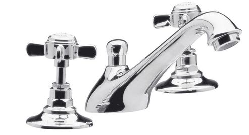 Image of Premier Traditional 3 Tap Hole Basin Mixer