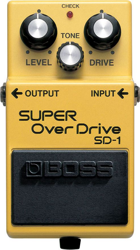 Image of Boss Sd-1 Super Overdrive Compact Guitar Effects Pedal