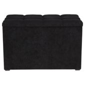 Sparkle Ottoman, Black