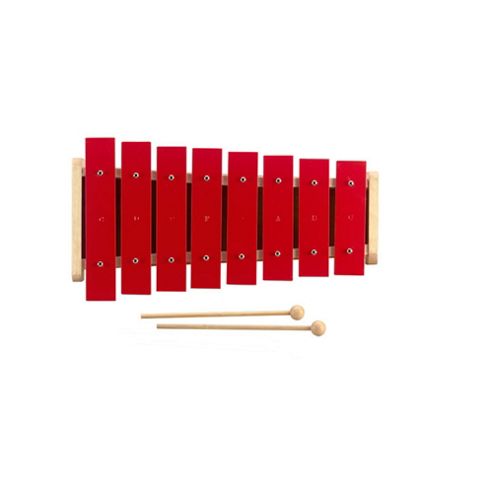 Image of A-star 8 Key Metallophone - Red