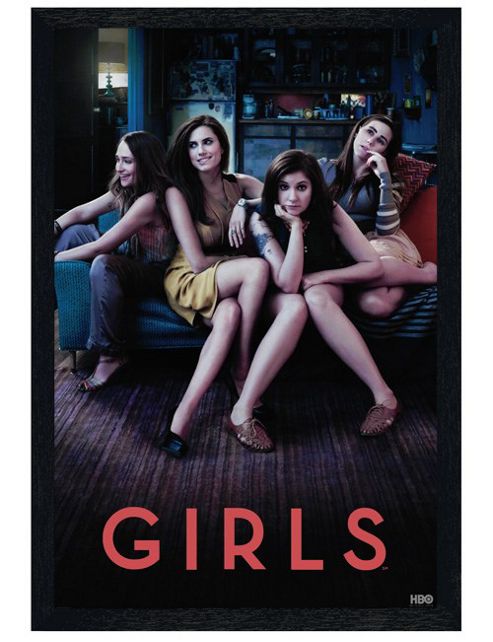 Image of Girls Black Wooden Framed Almost Getting It Kind Of Together Poster