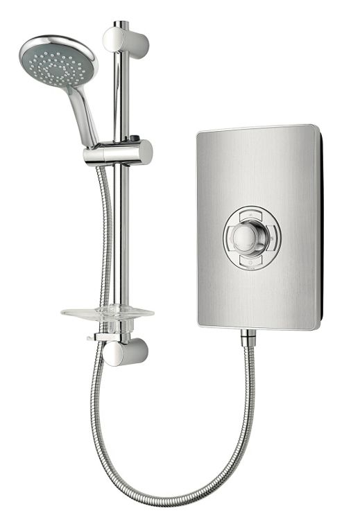 Image of Triton Collection Ii 8.5kw Electric Shower Brushed Steel