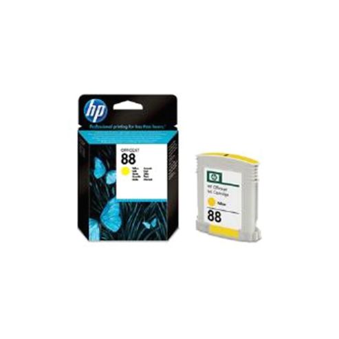 Image of Hp 88 Officejet Printer Ink Cartridge - Yellow