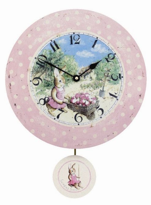 Image of Roger Lascelles Clocks Swinging Susie Pendulum Wall Clock