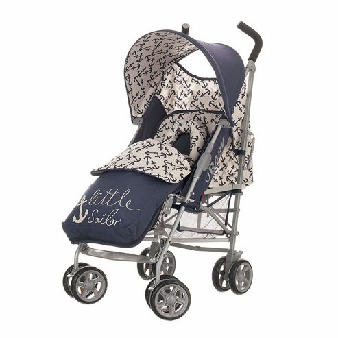 Image of Obaby Atlas V2 Stroller & Footmuff - Little Sailor