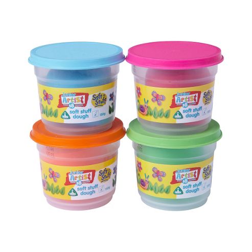 Image of Soft Stuff 4 X 150g Doh Tubs - Bright Colours