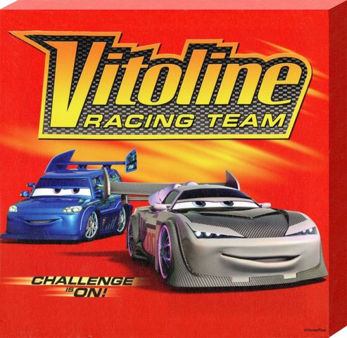 Image of Disney Cars:the Movie The Challenge Is On Canvas Print