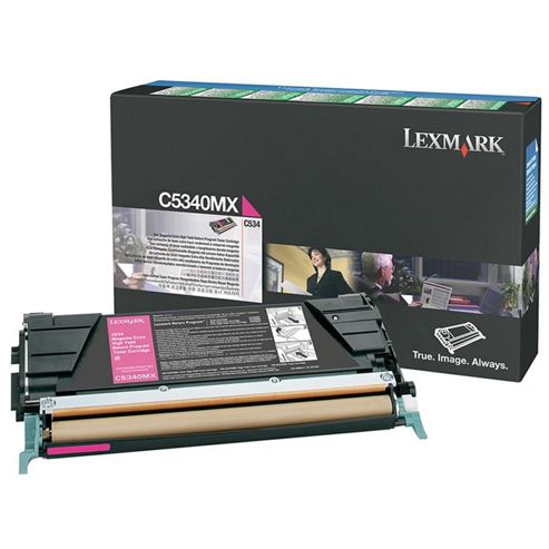 Image of Lexmark C534 Magenta Return Program Toner Cartridge (yield 7,000)