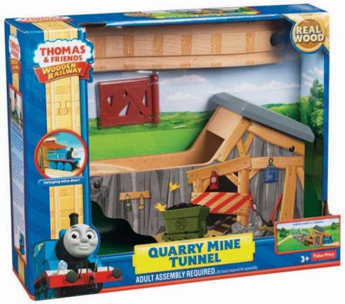 Image of Fisher-price Thomas And Friends Wooden Railway Quarry Mine Tunnel