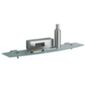 Gedy Minnesota Semi-Frosted Glass Shelf in Chrome