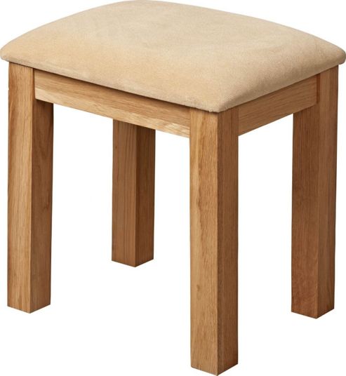 Image of Kelburn Furniture Pitkin Oak Dressing Table Stool
