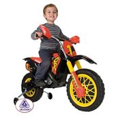Moto Cross 6V Ride-On Scrambler With Helmet
