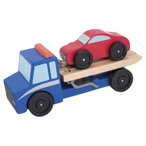 Image of Melissa And Doug - Flatbed Tow Truck