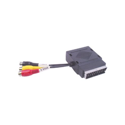 Image of Scart To 3 Phono Adaptor